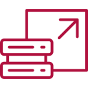 System architecture symbol illustrating scalable technology design.